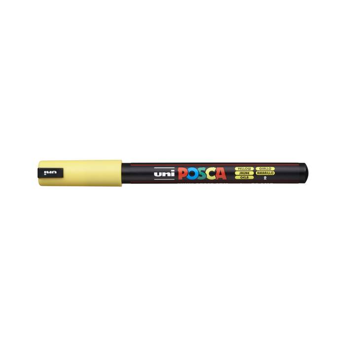 Uni Μαρκαδόρος Ζωγραφικής Posca PC-1MR 2 Yellow