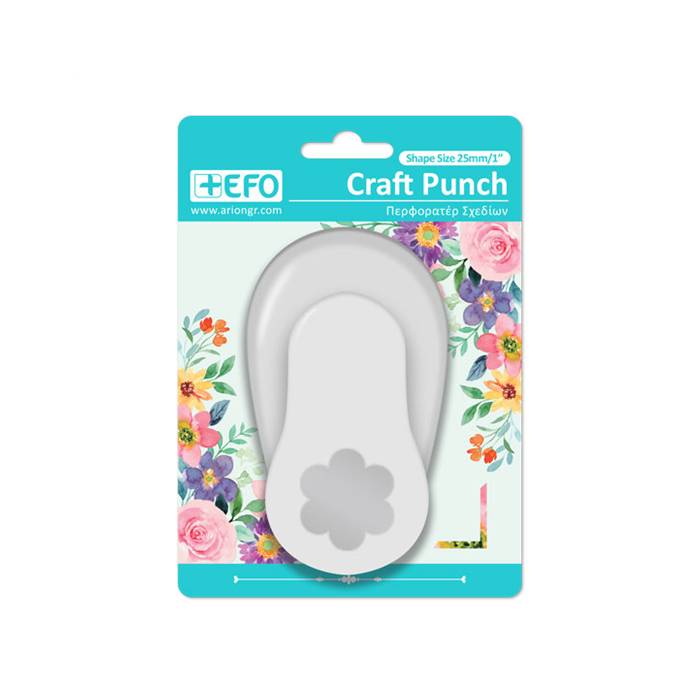 EFO Φιγουροκόπτης Περφορατέρ Σχεδίων Craft Punch Medium Λουλούδι 25mm