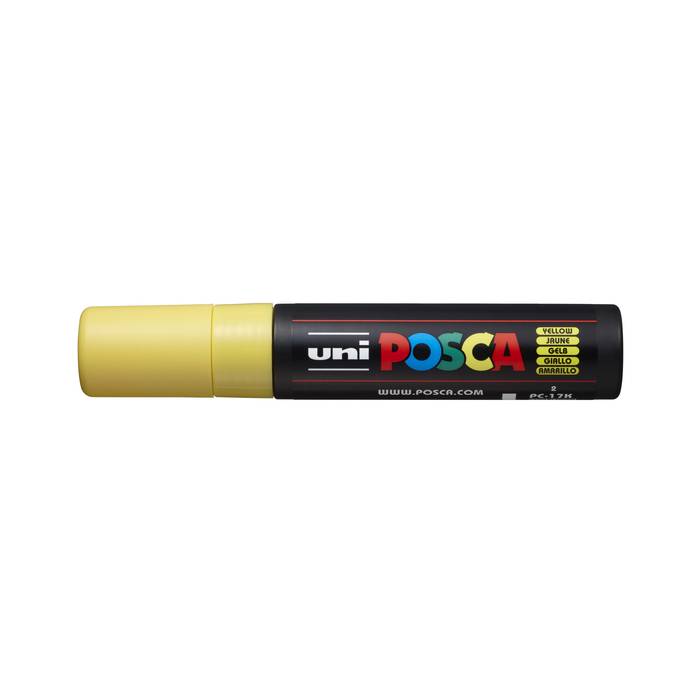 Uni Μαρκαδόρος Ζωγραφικής Posca PC-17K 2 Yellow