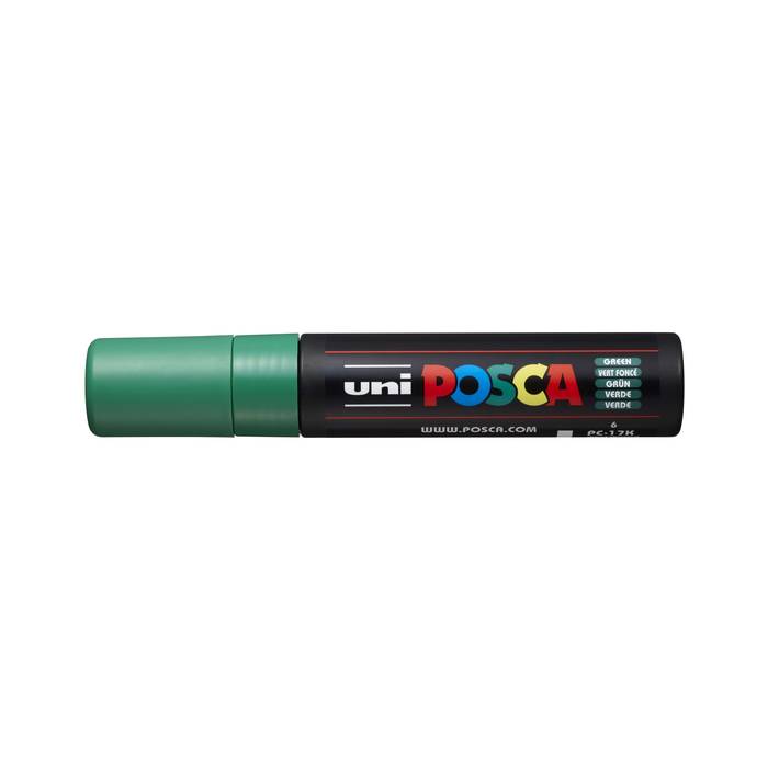 Uni Μαρκαδόρος Ζωγραφικής Posca PC-17K 6 Green