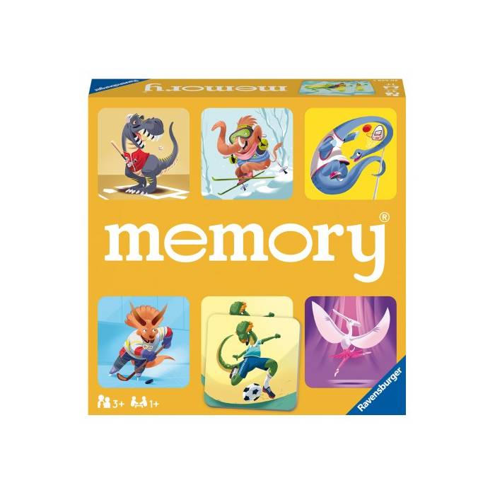 Ravensburger Επιτραπέζιο Μνήμης Memory Δεινόσαυροι Σε Δράση