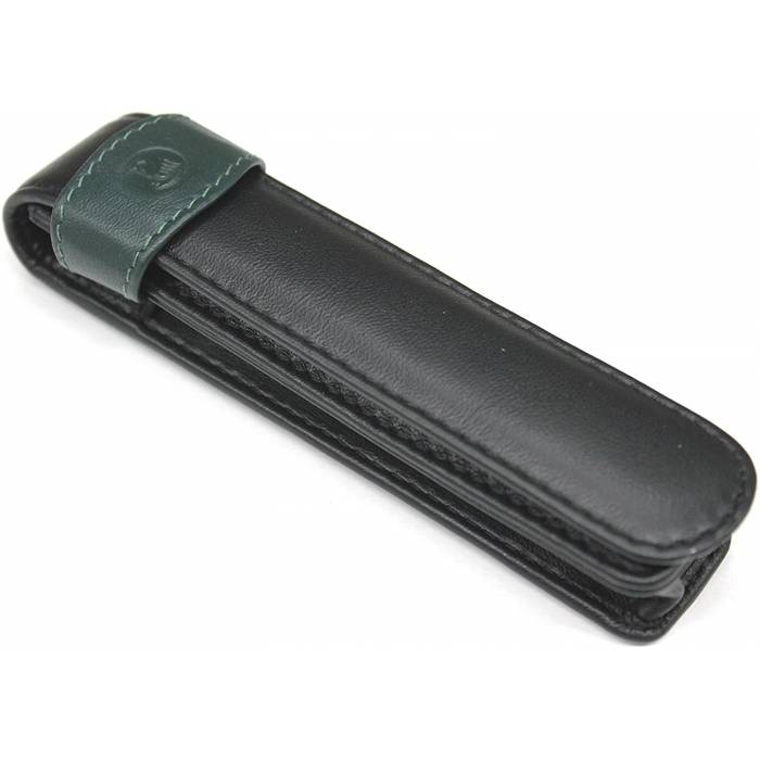 Pelikan Δερμάτινη Θήκη Από Nappa Για 1 Όργανο Γραφής Green Black 923524