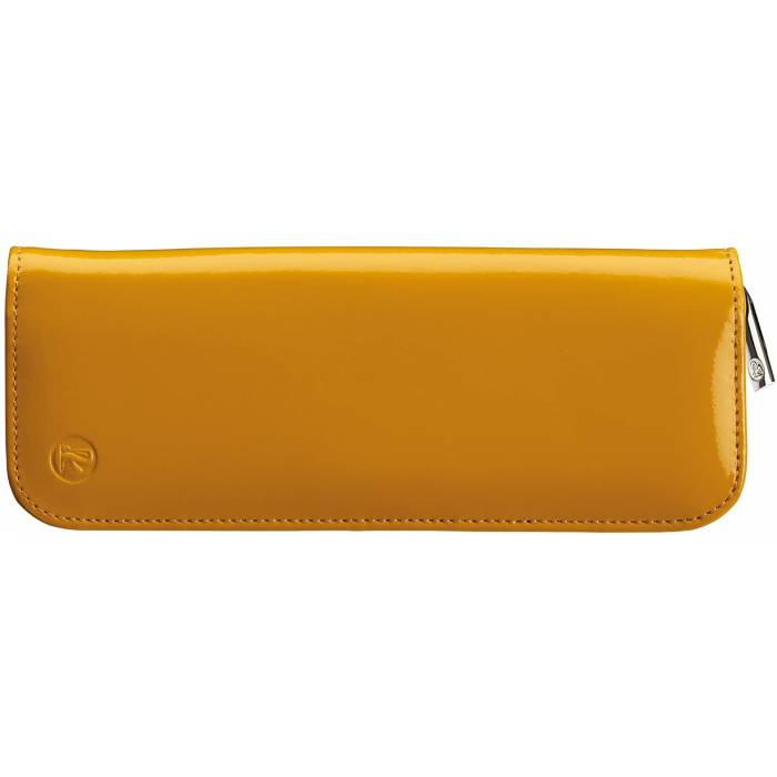 Pelikan Δερμάτινη Θήκη Από Lacquer Για 2 Όργανα Γραφής Yellow 973313