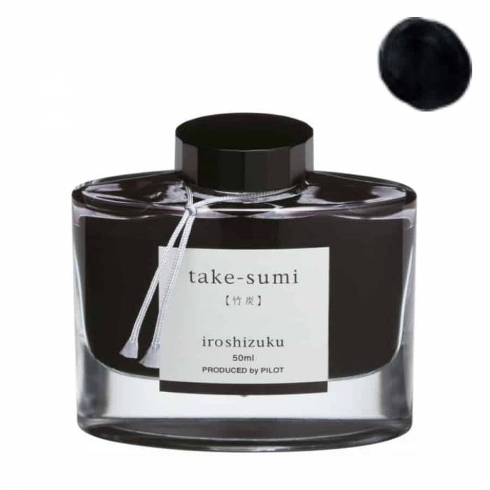 Pilot Μελάνι Πένας Iroshizuku 50cc Take Sumi Black