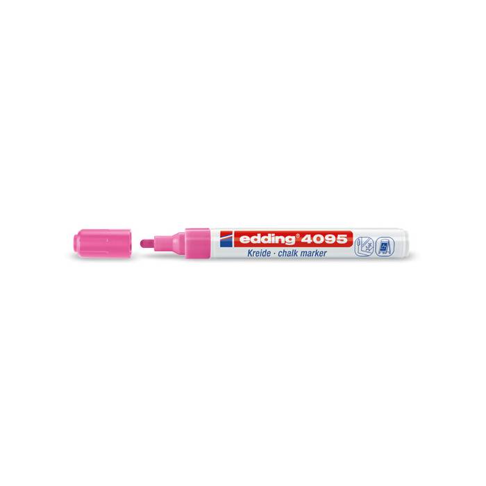 Edding 4095 Μαρκαδόρος Κιμωλίας Ροζ