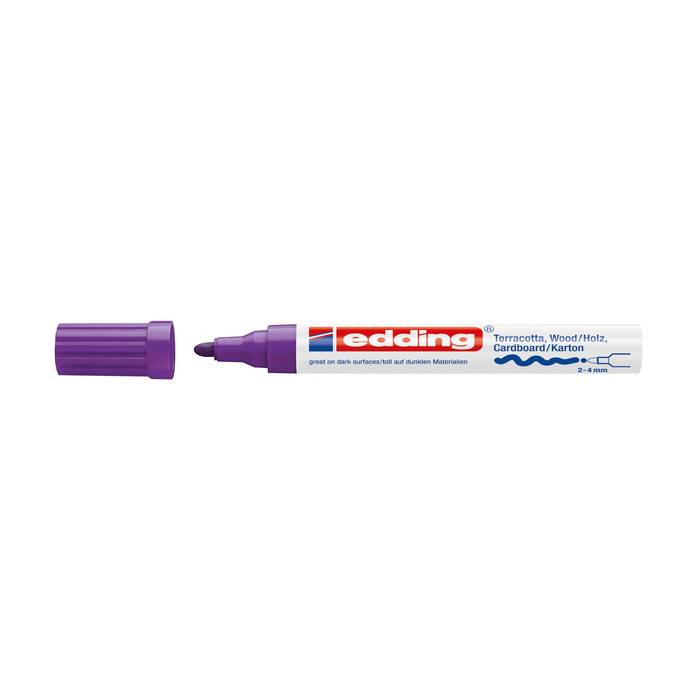 Edding 4000 Μαρκαδόρος Διακόσμησης Μωβ