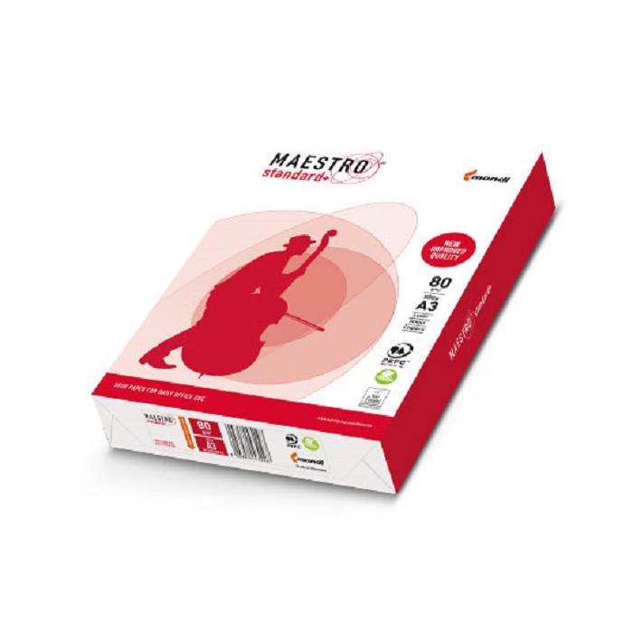 Maestro Mondi Standard Φωτ/Κό Χαρτί 80gr Α3 500Φ Άσπρο