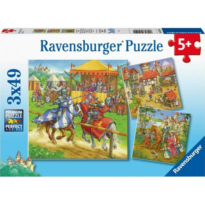 Ravensburger Παζλ Ιππότες 3x49 pcs 05150