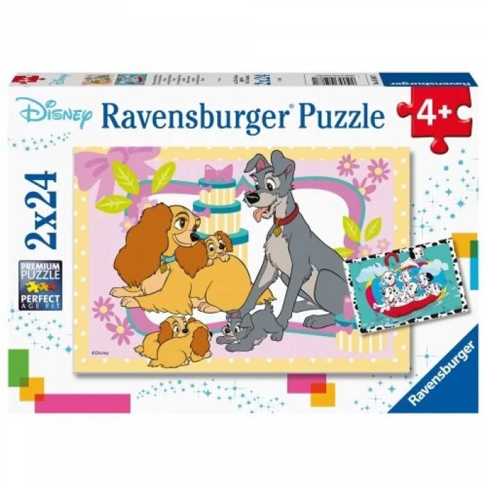 Ravensburger Παζλ Σκυλιά Της Disney 2x24 pcs 05087
