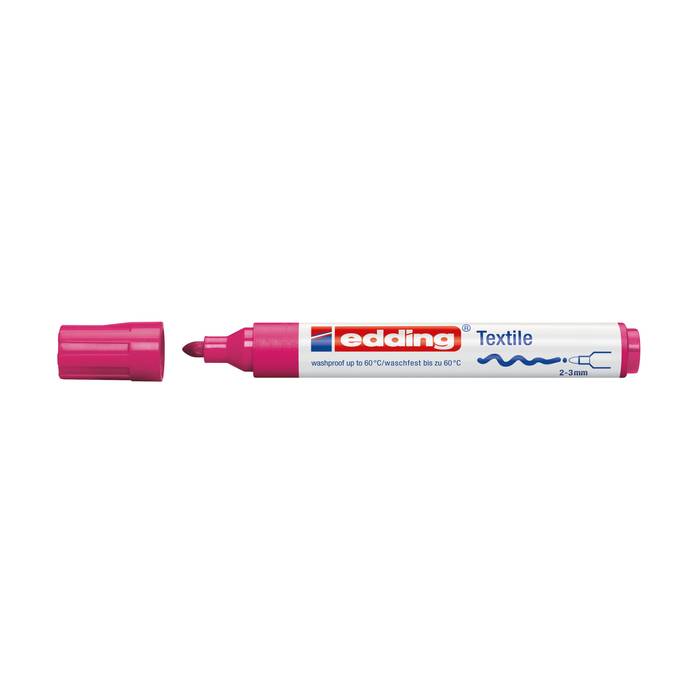 Edding 4500-19 Μαρκαδόρος Υφάσματος Βαθύ Κόκκινο