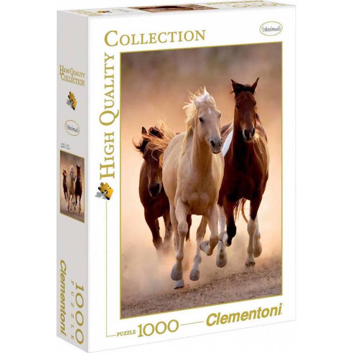 Clementoni Παζλ 1000 Τεμ. High Quality Collection Άλογα