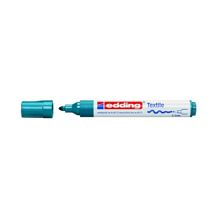 Edding 4500-33 Μαρκαδόρος Υφάσματος Σκούρο Πετρόλ
