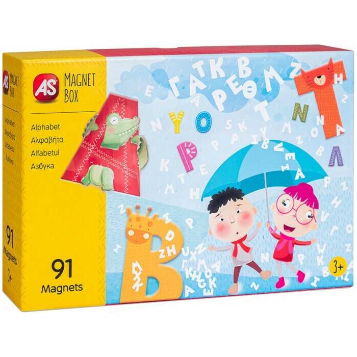 AS Company Magnet Box Alphabet