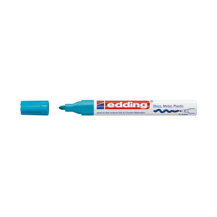 Edding 750 Μαρκαδόρος Λαδιού Paint Γαλάζιο