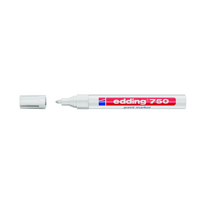 Edding 750 Μαρκαδόρος Λαδιού Paint Λευκό