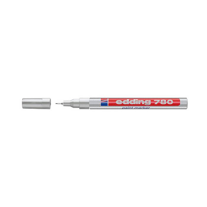 Edding 780 Μαρκαδόρος Λαδιού Paint Ασημί