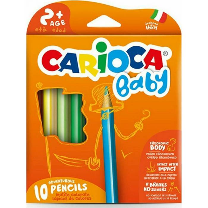 Carioca Ξυλομπογιές Baby 10 Τεμ.