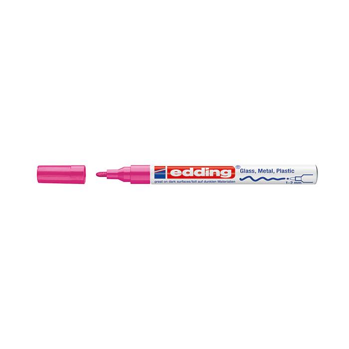 Edding 751 Μαρκαδόρος Λαδιού Paint Ροζ