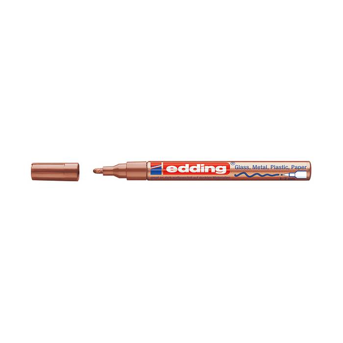 Edding 751 Μαρκαδόρος Λαδιού Paint Χάλκινο