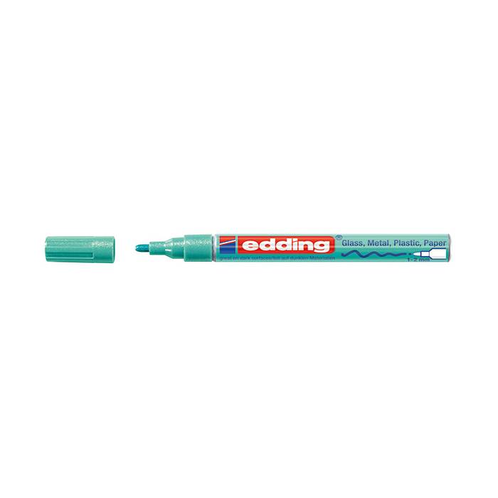 Edding 751 Μαρκαδόρος Λαδιού Paint Πράσινο Μεταλλικό