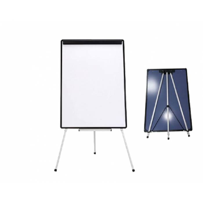 Deli Πίνακας Σεμιναρίου Flipchart Λευκός Μαγνητικός 70x100cm Με Τρίποδο