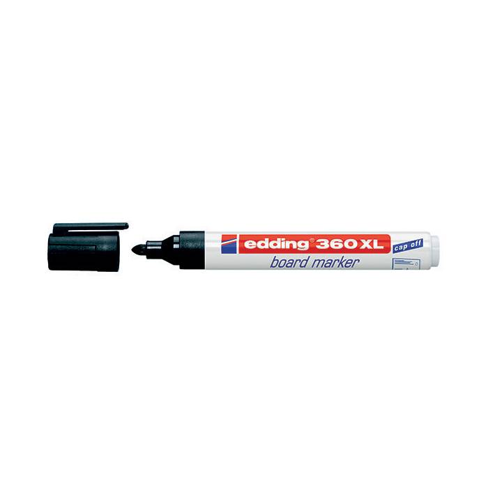 Edding 360XL Μαρκαδόρος Λευκού Πίνακα Μαύρο
