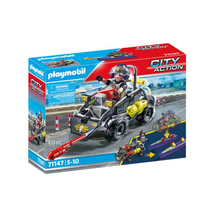 Playmobil City Action 71147 Αμφίβιο Όχημα Ειδικών Δυνάμεων