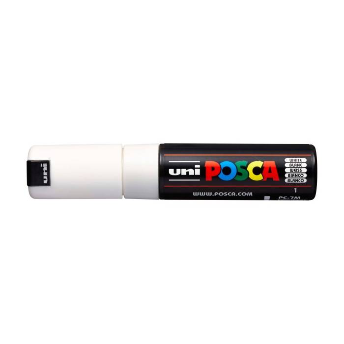 Uni Μαρκαδόρος Ζωγραφικής Posca PC-7M 1 White