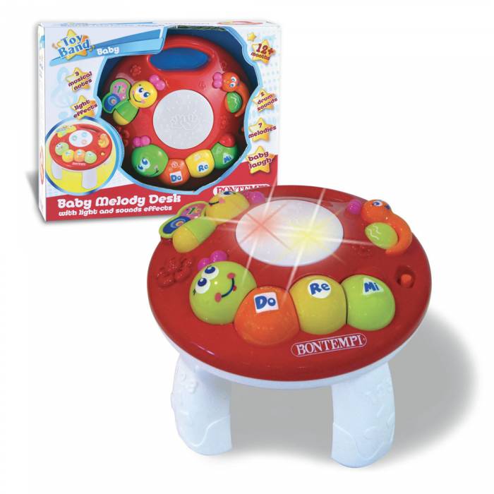 Bontempi Baby Μουσικό Γραφείο Με Νότες Φως Και Μουσική