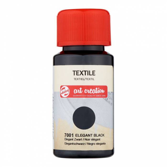 Royal Talens Χρώμα Υφάσματος Textile Art Creation 7001 Elegant Black 50ml