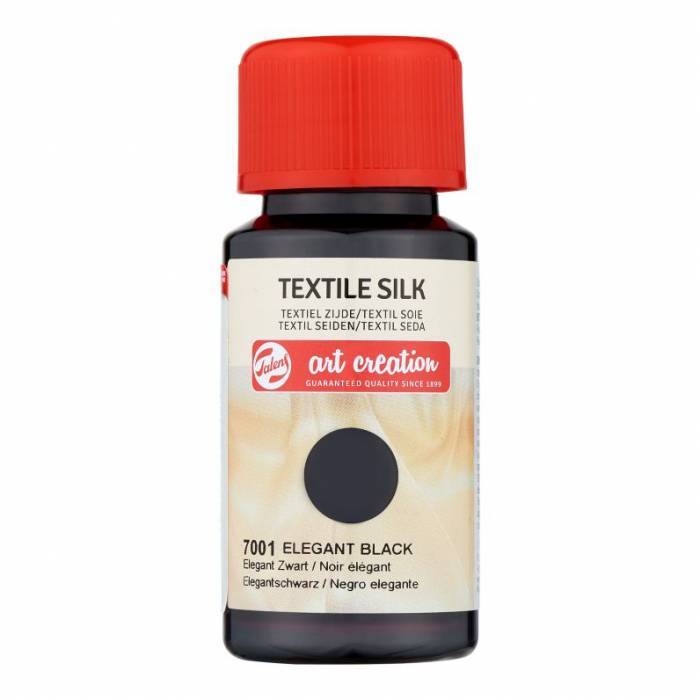Royal Talens Χρώμα Υφάσματος Textile Silk Art Creation 7001 Elegant Black 50ml