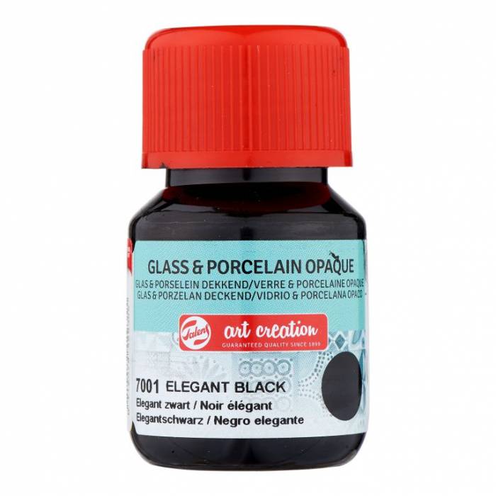 Royal Talens Glass And Porcelain Opaque Art Creation 7001 Elegant Black 30ml