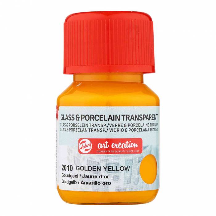 Royal Talens Glass And Porcelain Transparent Art Creation 2010 Golden Yellow 30ml