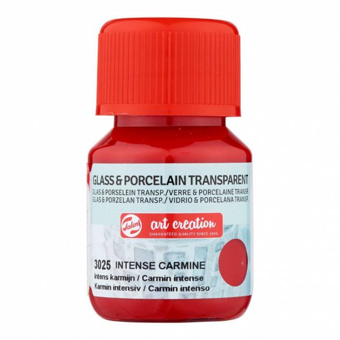 Royal Talens Glass And Porcelain Transparent Art Creation 3025 Intense Carmine 30ml