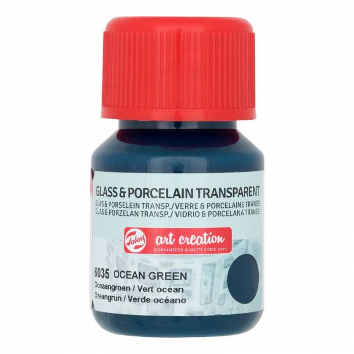 Royal Talens Glass And Porcelain Transparent Art Creation 6035 Ocean Green 30ml