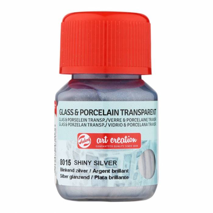 Royal Talens Glass And Porcelain Transparent Art Creation 8015 Shiny Silver 30ml