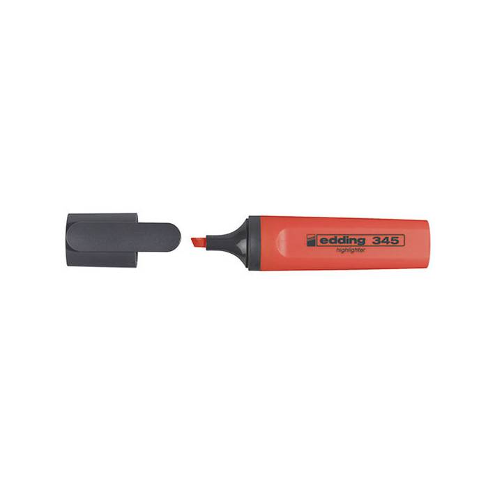 Edding 345 Μαρκαδόρος Υπογράμμισης Κόκκινο