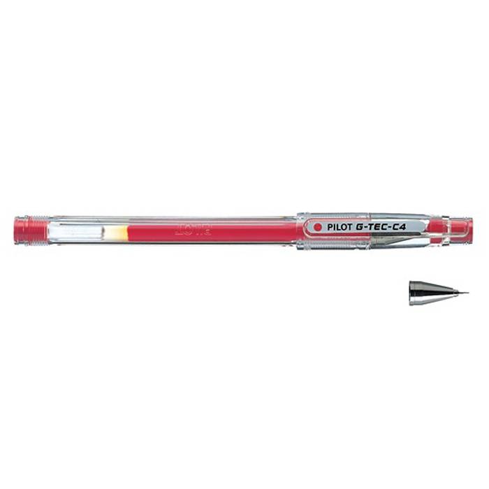 Pilot Στυλό Gel G-Tec-C4 Κόκκινο 0,4mm