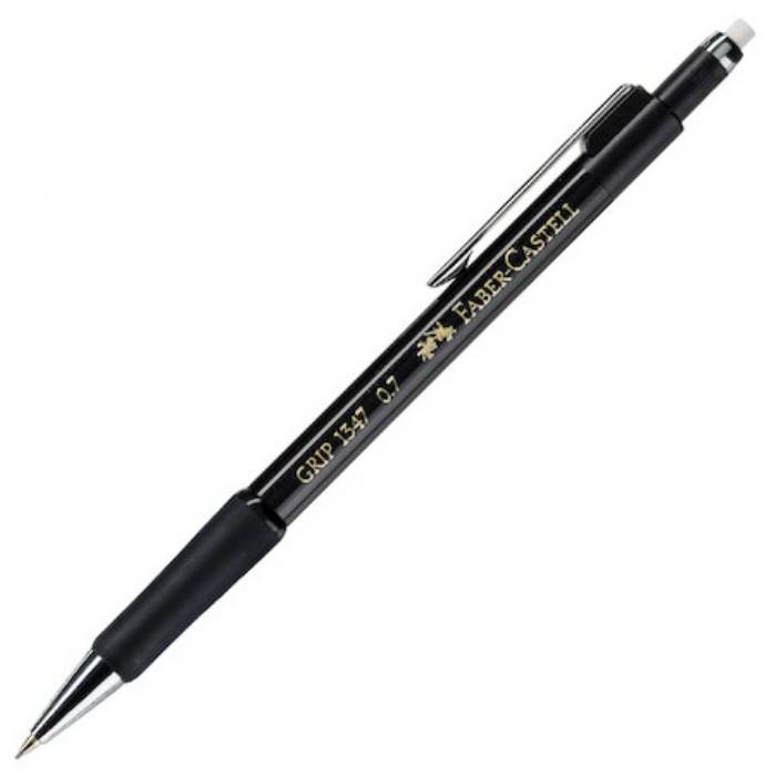 Faber Castell Μηχανικό Μολύβι Grip 1347 Μαύρο Classic 0,7mm
