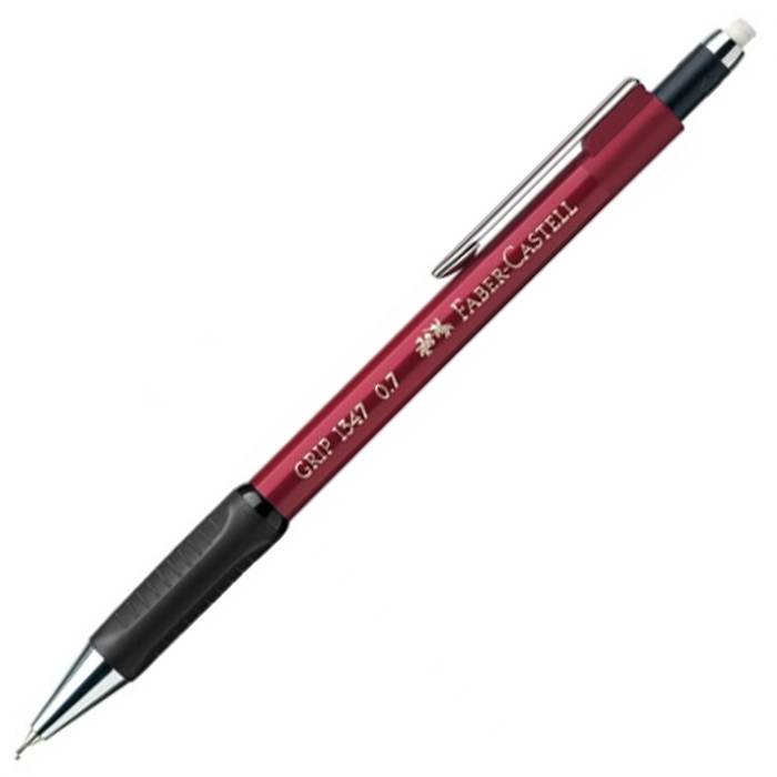 Faber Castell Μηχανικό Μολύβι Grip 1347 Κόκκινο Classic 0,7mm