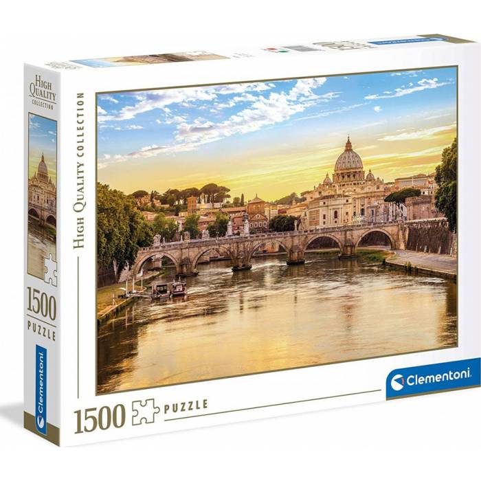 Clementoni Παζλ 1500 Τεμ. High Quality Collection Rome