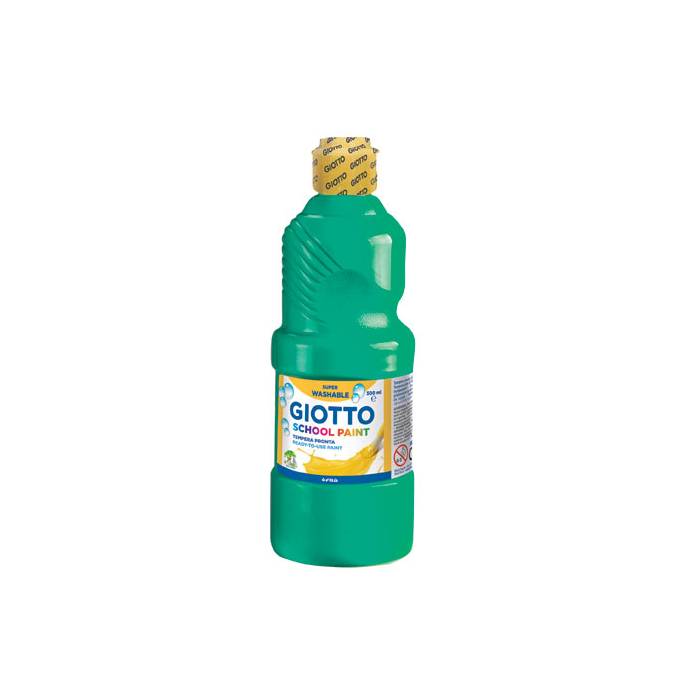 Giotto Τέμπερα Δοχείο School Paint Πράσινο 500 ml