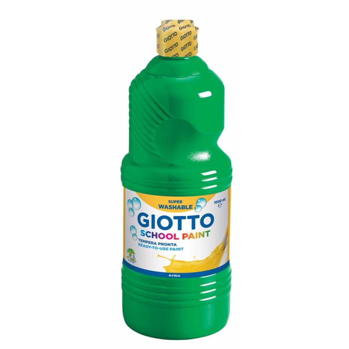Giotto Τέμπερα Δοχείο School Paint Πράσινο 1000 ml