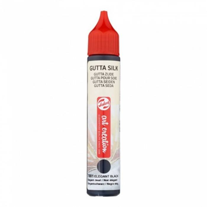 Royal Talens Περίγραμμα Υφάσματος Textile Gutta Silk Art Creation 7001 Elegant Black 28ml