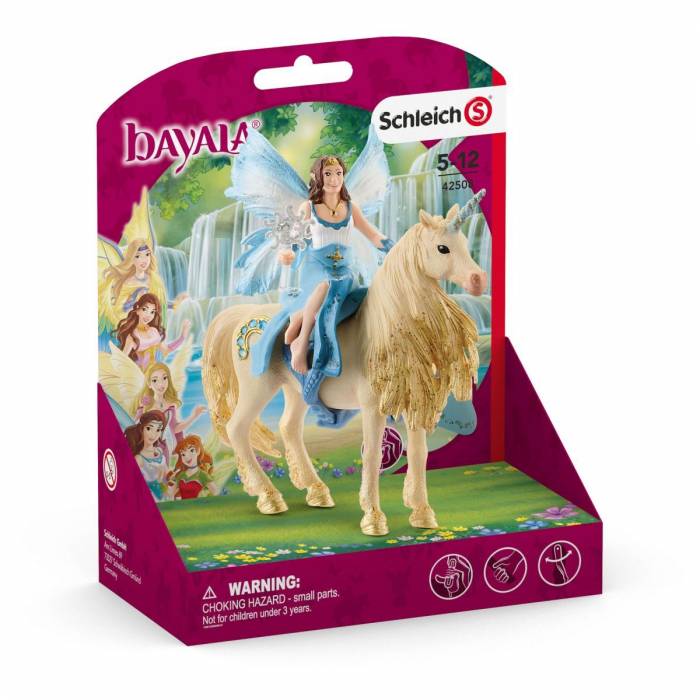 Schleich Σετ Μινιατούρες Bayala Eyela Καβάλα Σε Χρυσό Μονόκερο