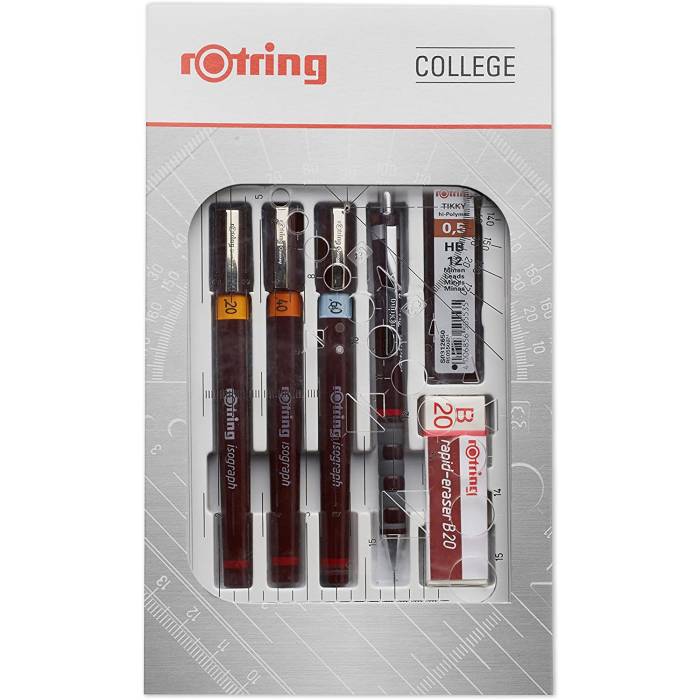 Rotring Σετ Isograph 0.20 / 0.40 / 0.60mm College Set