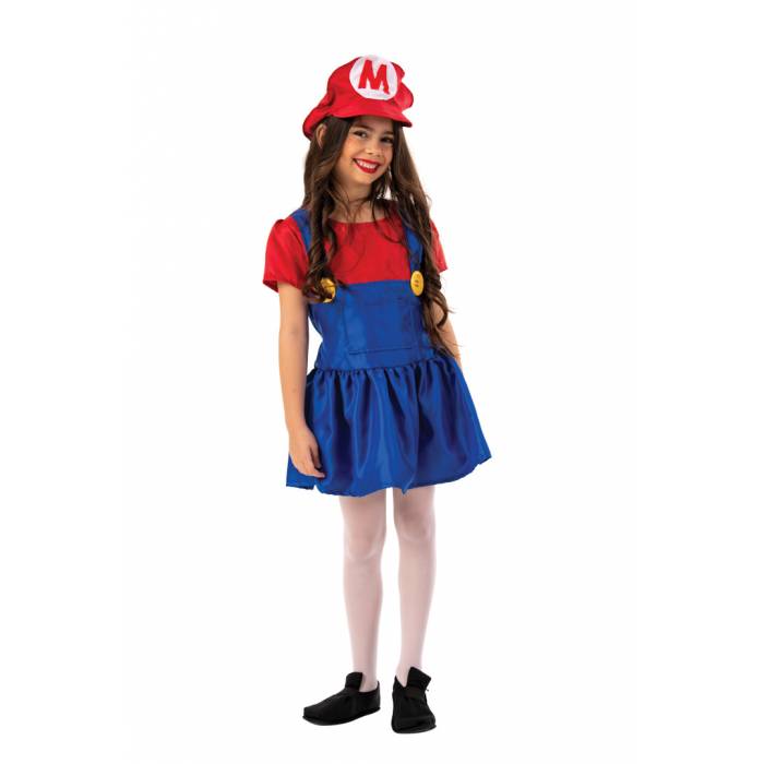 Fun Fashion Στολή Αποκριάς Υδραυλικός Παιδική Για Κορίτσια