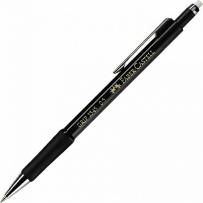 Faber Castell Μηχανικό Μολύβι Grip 1345 Μαύρο Classic 0,5mm