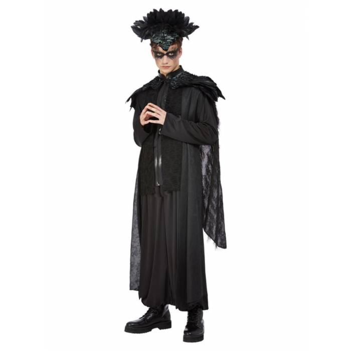 Fun Fashion Στολή Αποκριάς Raven King Deluxe Ανδρική