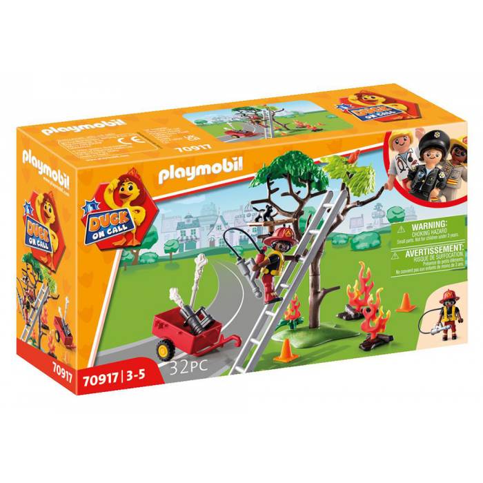 Playmobil 70917 Επιχείρηση Πυροσβεστικής Διάσωση Γάτας